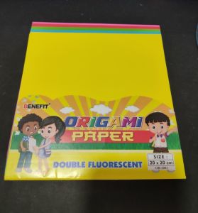 KERTAS ORIGAMI Uk 12 14 16 20 KERTAS LIPAT BENEFIT KERTAS WARNA 2 SISI ISI 20 WARNA RANDOM