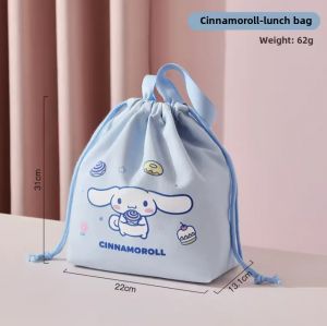 Sanrio Hello Kitty Lunch Bag Large Capacity Oxford Cloth Insulated Tote for School Office LFB309