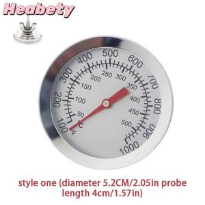 Heabety Grill Digital Cooking Thermometer Barbecue BBQ Charcoal Pit Wood Smoker Temperature Gauge Thermometer Kitchen Tools