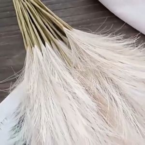 5/10pc Artificial Fluffy Pampas Grass Bouquet Boho Decor Flower Fake Plant Reed for Wedding Home Living Room Decoration