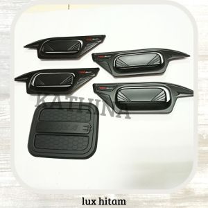 Paket Outer Handle Tank Cover Mobil Avanza Lama TRD Sportivo Hitam