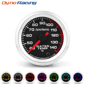 2 52mm Car modified water temperature gauge Colorful background lighting 12V Pointer-type instrument 40-140℃