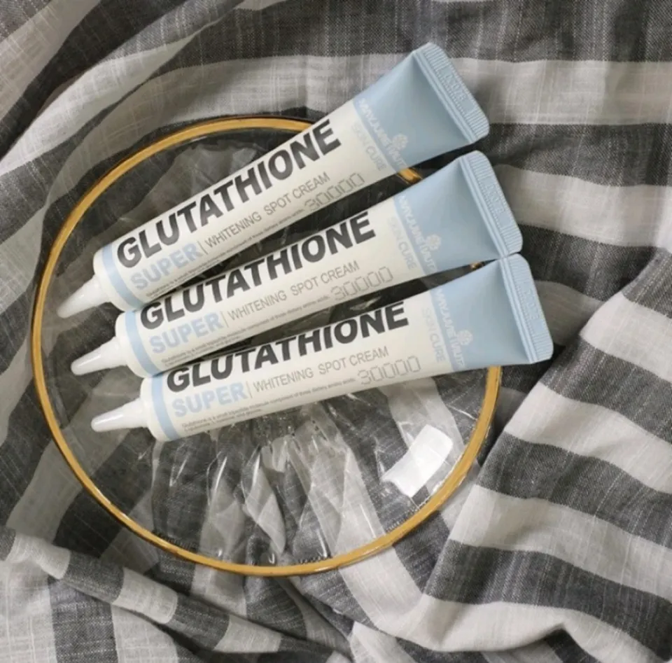 glutathione super whitening spot cream Kem bi 3000  Kem trng da, m nm , m tn nhang Private Label Body Care Set