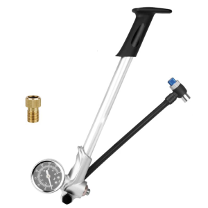 400psi Bike Suspension Pumps with Gauges Rotatable Hose High Pressure Air Pumps Device for Front Fork Shock Absorbers