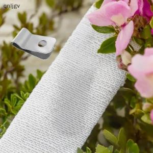 🔥🔥🔥qnljgv 100pcs Nhôm hàng rào kẹp kim loại chăn nuôi hàng rào Clip vườn trang trại hàng rào tập tin đính kèm kẹp cho hàng rào buộc