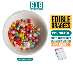 Edible Dragees Sprinkles Colorful Gradient Pearl Confetti 25g 50g 100g