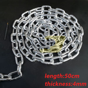 4mm Thick Kadena Iron Chain Dog Chain Heavy Duty Pet Chain For Home Camping Pet Towing (20 Inch To 80 Inch)