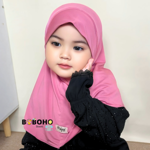 BOBOHO - JILBAB BERGO ANAK 1-4 Tahun / KERUDUNG BERGO ANAK GAYA MUSLIM