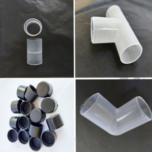 2 Pcs Keni Sambungan Pipa Aquarium Model T I L Warna Putih Untuk Sok Filtrasi Aquarium Aquascape Air Terjun