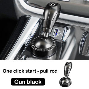 1PCS Car Engine Start Stop Push Button Switch Cover Decorative Sticker Joystick One Touch Start Suitable for Honda Accord City Civic Fit HRV CRV Avancier Brio Odyssey Car Interior Accessories