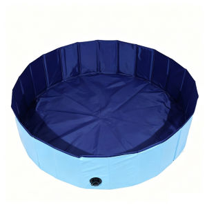 Foldable Dog Pool Portable Pet Pool for Outdoor Backyard Travel Beach Cooling & Bathing