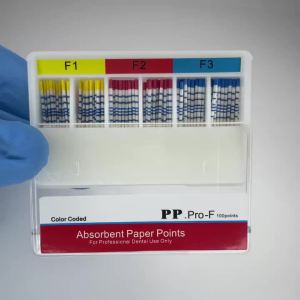 With Scale PP Taper F1 F2 F3 Dental Endodontics Paper Tips Cone Dental Absorbent Paper Points Dentistry Materials