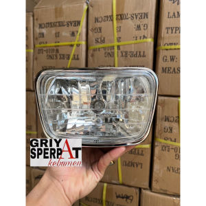 Lampu depan Rx king oval mika bening transparan import