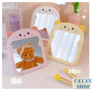 Gương Gấu Decor Bàn Trang Điểm - Gương Hình Gấu Siêu Xinh Decor Phòng Ngủ Gương Để Bàn Mini CuteGD927-GuongGau