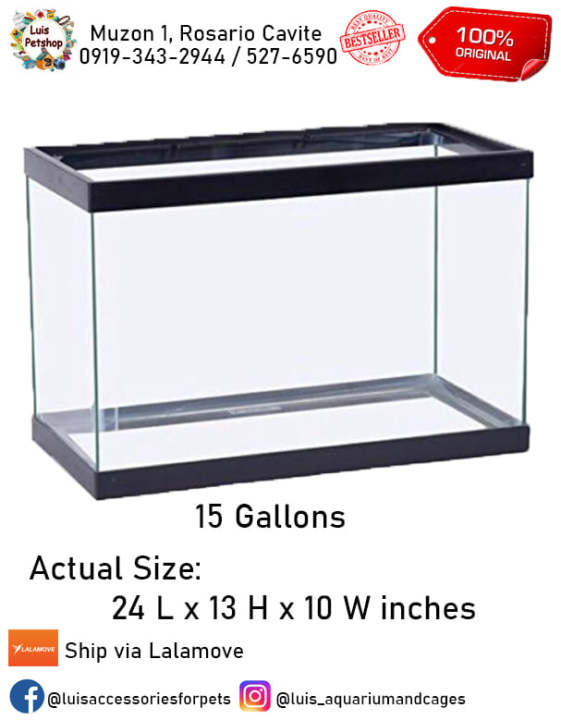 15 shop gallon aquarium