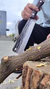 Pisau Kerja Sembelih & Alat Berkebun: Bilah Tebang Pohon Bersarung