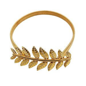 WININ Lá loại Dây buộc rèm Màu vàng bạc Dây Xích Đa Năng Dây lưng Trang trí thời trang Dây thun co giãn Thắt lưng váy Trang trí nhà cửa