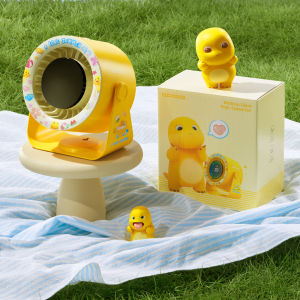 【GOOJODOQ x Nailoong 】Quạt để bàn GFS008 lưu thông không khí 4000mAh có thể điều chỉnh tốc độ im lặng 100 tốc độ với