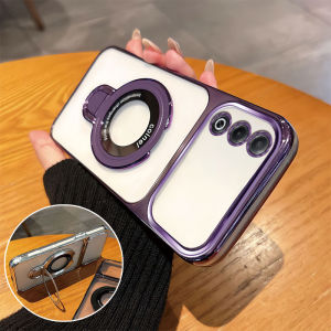 Suitable For OPPO A3 PRO phone case new magnetic wireless charging bracket large window shockproof soft cover Casing