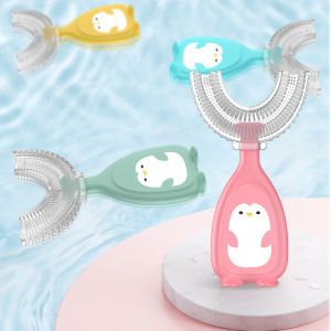 360 Kids Toothbrush Baby Toddlers U-Shape Toothbrush Soft Bristle Mouth Berus Gigi Kanak-Kanak U型儿童牙刷口腔牙齿清洁