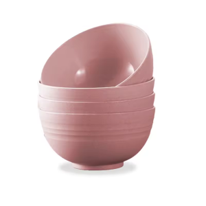 5pcs Wheat Straw Bowls Eco-Friendly Soup Bowls Oatmeal Salad Bowls Reusable Oatmeal Desserts Bowl