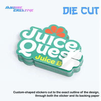 A4 Sheet Custom Sticker Vinyl waterproof sticker (logo clothing line motor label)