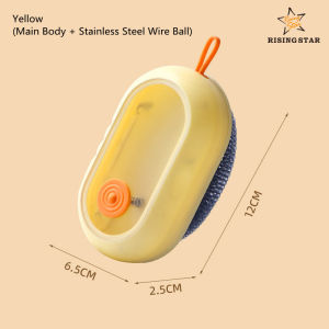 Rising Star Multifunctional Hydraulic Cleaning Pot Dish Washing Brush Kitchen Dispensing Cleaning Brush Kitchen Tool