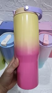 TUMBLER TERMOS MOBIL VACUUM CUP INSULATED MUG HOT & COOL 820 ML STAINLESS STEEL 304 FREE SEDOTAN / TERMOS TAHAN PANAS & DINGIN DENGAN HANDLE / COFFEE TUMBLER