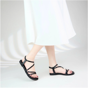 [LOẠI 1- QC] Sandal Quai Ngang Đế Cao 4 Phân Giày Sandal Đi Học Quai Dán Xé Điều Chỉnh Tăng Đưa Hottrend NaVy Shoes