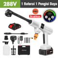 IRONHOOF Jet Cleaner 588V Alat Cuci Motor Mobil 388V Mesin Cuci Mobil Ac Mobil Screen Sablon Berkualitas Pompa Mesin Staem Power Spayer Alat Portable Nirkabel 288V. 