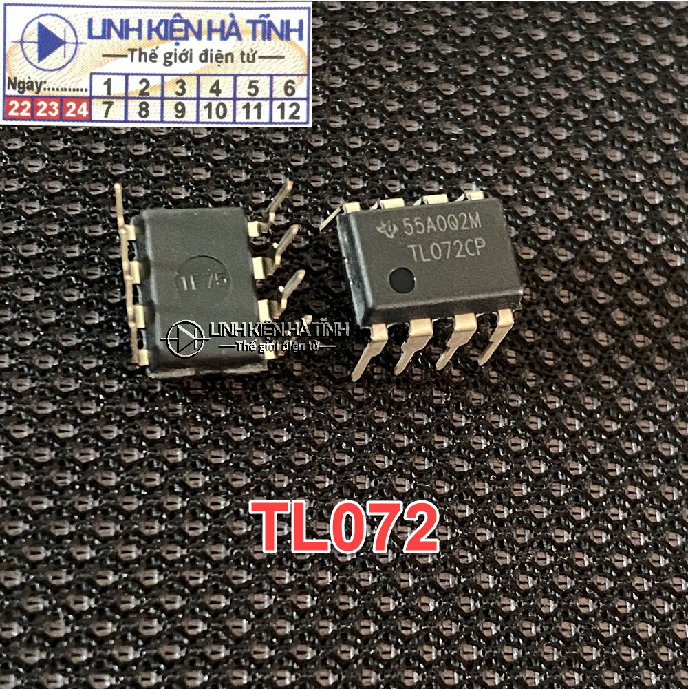 IC TL072 072 TL072CN DIP-8 chân cắm chính hãng - AB9