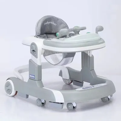 Xe tập đi cho bé xe bơi chân xe tròn tập đi cho bé điều chỉnh độ nghiêng có đèn nhạc và đồ chơi cao cấp