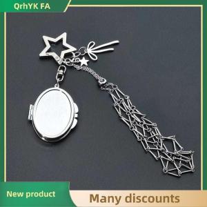 🔔🔔🔔QA Metal Net Pocket Lipstick Bag Keychain New Portable Makeup Pouch Lip Balm Bag Key Chain Holder Lipsticks Protective Cover Mirror