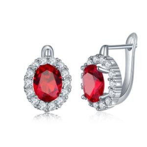 Multicolor Gemstones Stud Earrings Sophisticated Lightweight Design For Sensitive Skin Daily Wear Sparkling