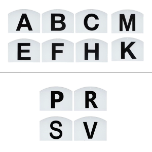 Wall Mount Dressage Letters Arenas Markers Arenas Dressage Letters for Equestrian Athletes and Event Includes Letters