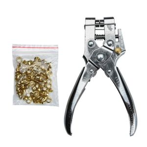 Kìm Bấm Lỗ giấy đường kèm bấm khoen 5mm (không bấm lỗ trên vải) - tungthanhkimkhi
