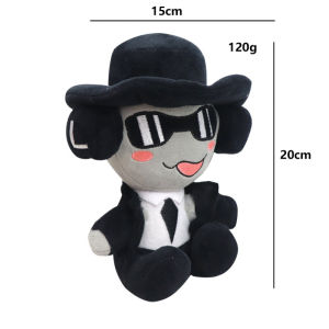 Allieuka Anime Plush Doll Stuffed Toy Squeezable Short Plush PP Cotton Game Character Gift For Kids Fans