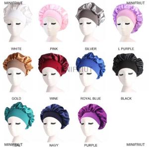 [COD] MINIFRIUT หมวกอาบน้ำหมวกคลุมผมทำจากผ้าซาติน