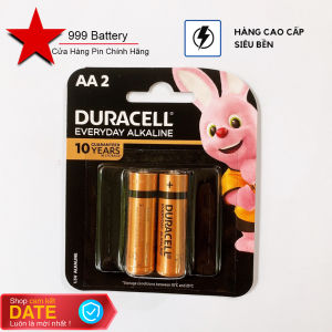 1 Vỉ Pin AA LR06 Pin tiểu Duracell alkaline ( vỉ 2 viên ) chính hãng