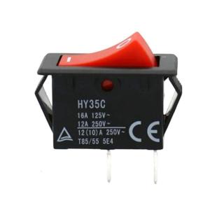 High Performances 2 Pins HY35C Rocker Switches ON OFF 125/250V 16/12A for Various Household Electrical Devices