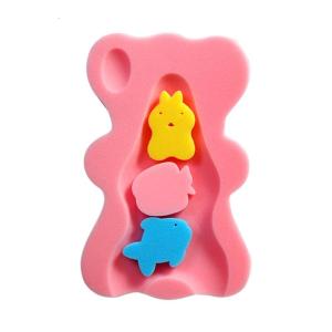 Hình gấu dễ thương Thảm Tắm cho bé phổ bọt biển chăm sóc cung cấp thoải mái và an toàn đệm cho thư giãn tắm