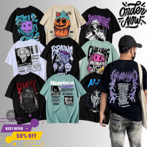 TERLARIS / Kaos Pria Motif Distro Keren 100 Ribu Dapat 5 Pcs