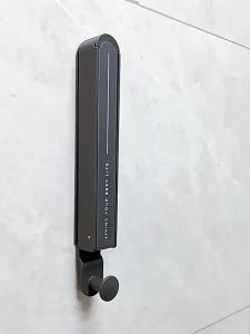 SXH  Hanger Storage Rack Punch-Free Home Wall Mount Organizing Rack Balcony Clip Multi-Functional Extensible Shelf Storage Rack