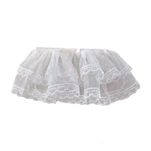 Stylish Toddler Skirt Stackable Lace Skirt with Double Layer Accent for 6M to 7 Years Girl Everyday Wear And Parties