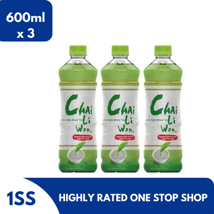 Chai Li Won Japanese Style Green Tea, 600ml set of 3 Lazada PH