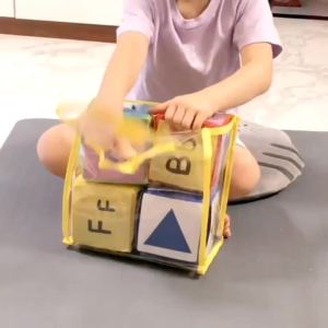 10cm Soft Big Dice Teaching Aids Safety Baby Cube Blocks Cognitive Cards Cognition Learning Educational Toys Classroom Supplies