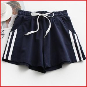 Quần short thể thao hai sọc lưng thun phong cách Hàn Quốc mùa hè dành cho bạn nữ chất thun coton co giản T&T_store08