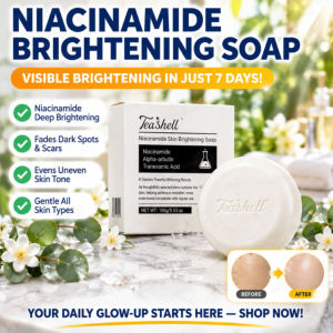 Brightening Niacinamide Soap For Daily Skincare/Mild Facial Cleansing Bar/Even Skin Tone Soap/Japan Korea Style/Body Wash Combination Sensitive Skin/Home Travel Use
