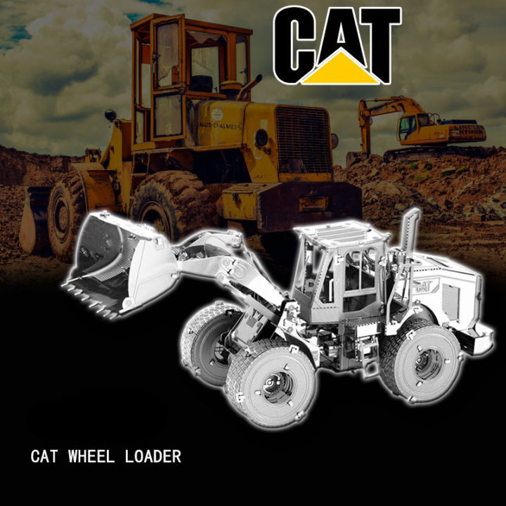 3D METAL MODEL series wheel loader รถตัก โมเดลประกอบโลหะสแตนเลส สามมิติ ...