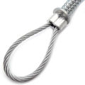 20Inch Stainless Steel Whip Check Hose Safety Cable Anti-Collapsible Anti-Dropping Safety Hose. 